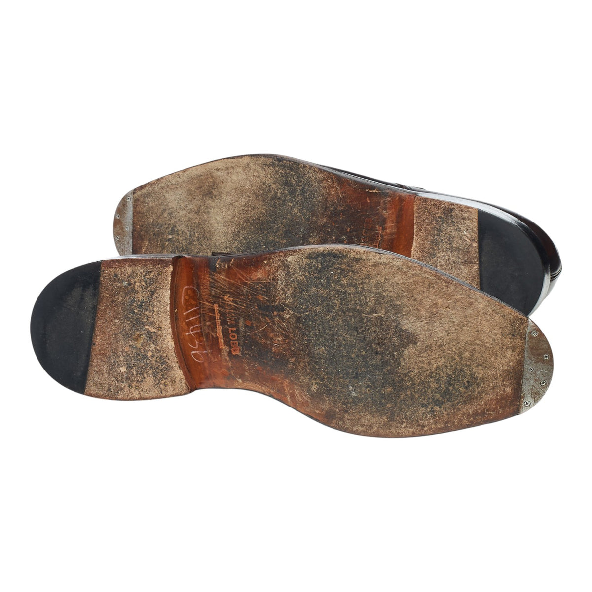 'William' Dark Brown Museum Leather Double Monk Strap UK 9.5 EE