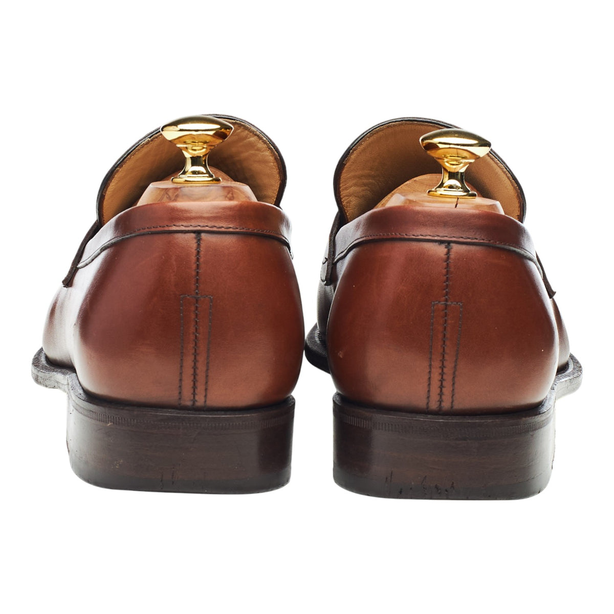 Brown Leather Loafers UK 11.5 D