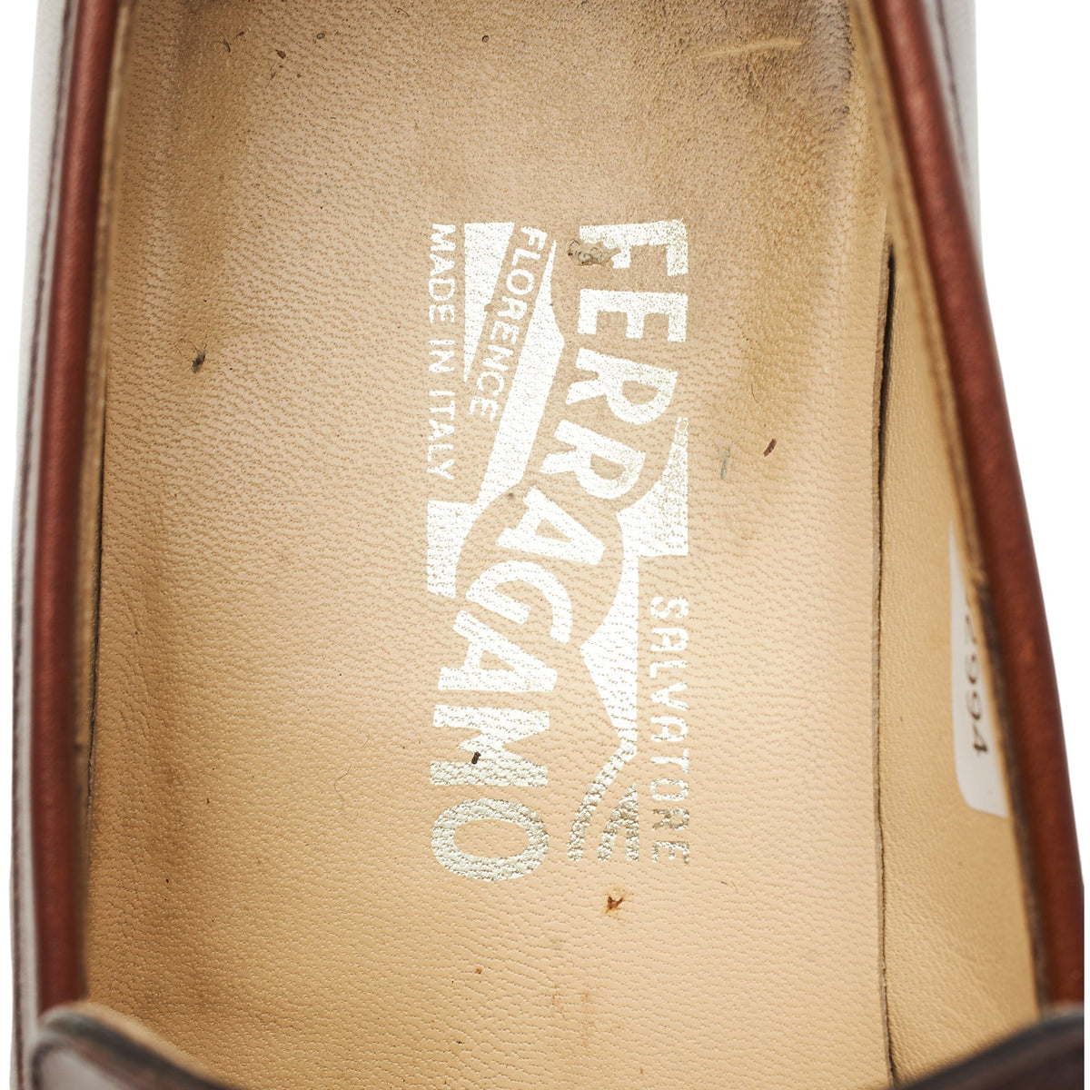 Brown Leather Loafers UK 11.5 D