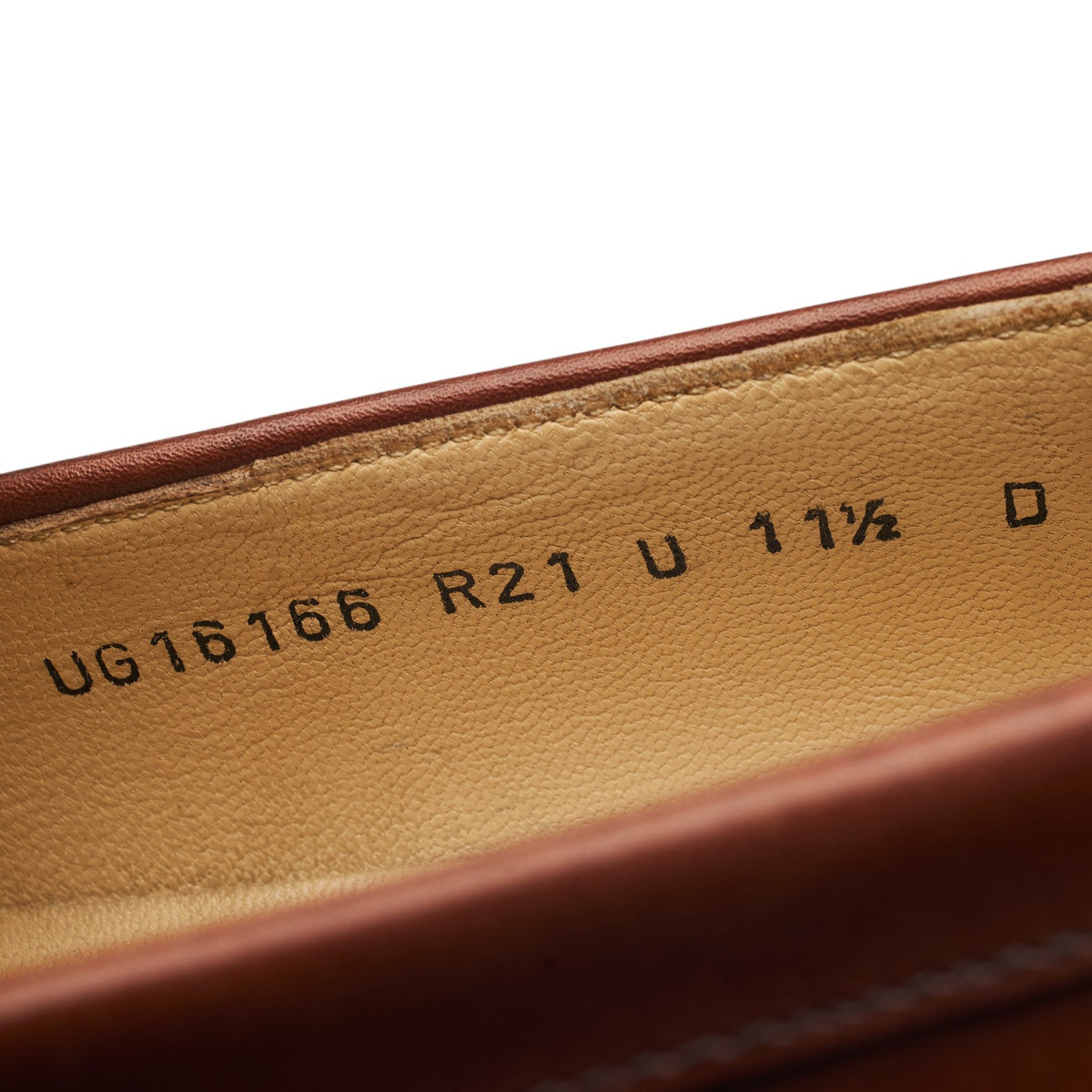 Brown Leather Loafers UK 11.5 D