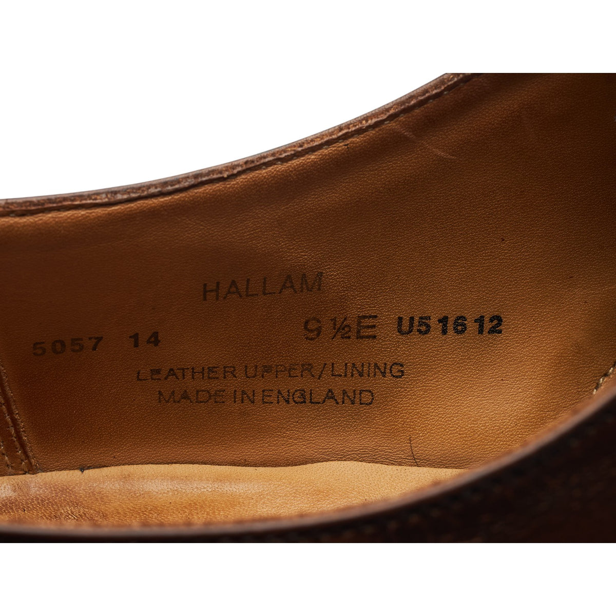'Hallam' Dark Brown Leather Oxford UK 9.5 E