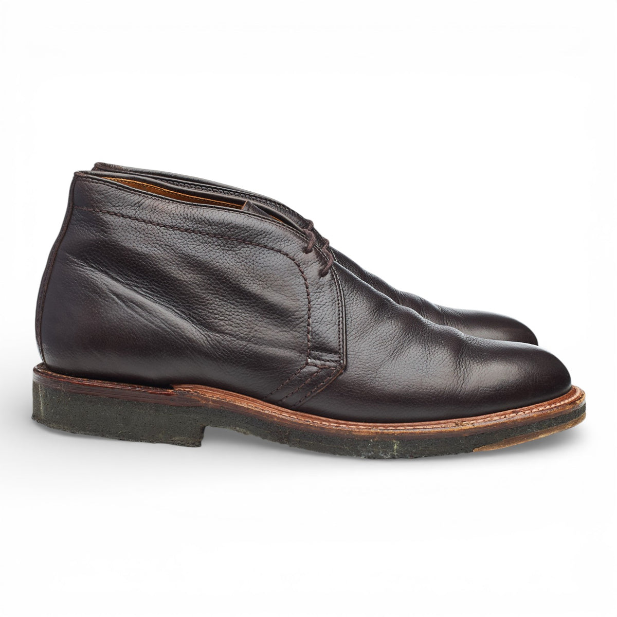 '12341' Dark Brown Leather Chukka Boots UK 9 US 9.5