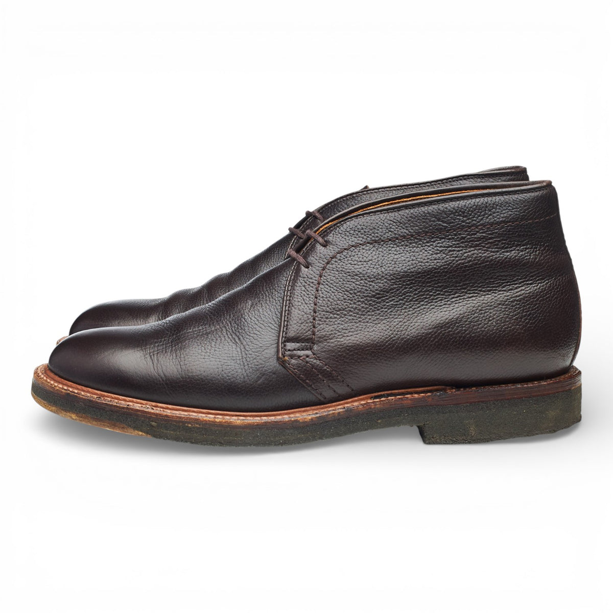 '12341' Dark Brown Leather Chukka Boots UK 9 US 9.5
