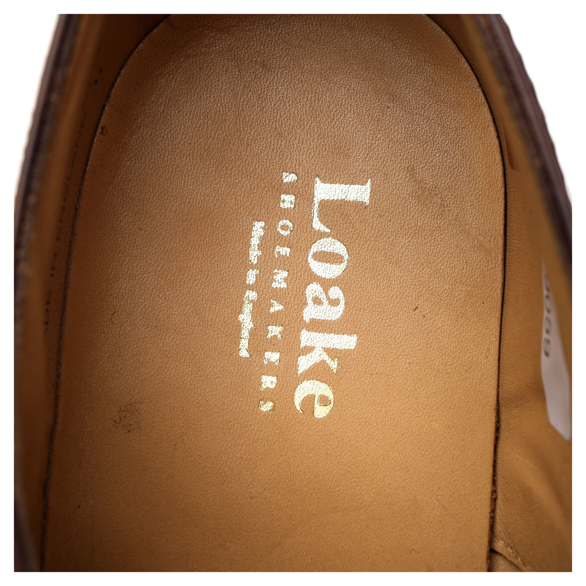 &#39;Hoxton&#39; Tan Brown Leather Derby Brogues UK 7.5 F