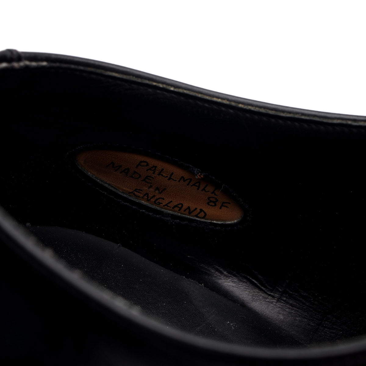 Shipton &amp; Heneage &#39;Pallmall&#39; Black Leather Wholecut Oxford UK 8 F