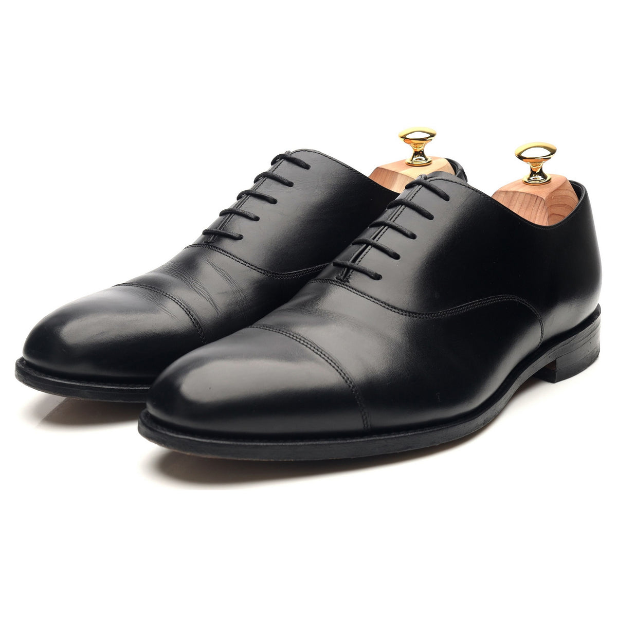 Evolution &#39;Holborn&#39; Black Leather Brogues UK 11 G