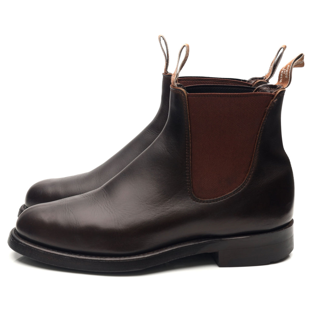  R.M. Williams Men's Gardner Leather Chelsea Boots, Black, 7  Medium US
