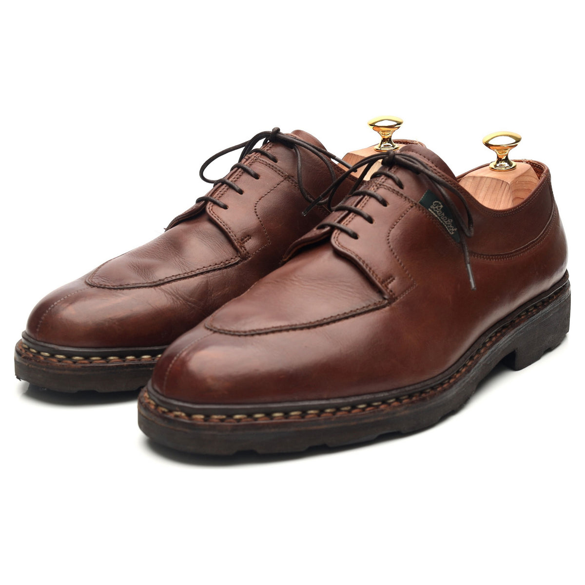Avignon' Brown Leather Split Toe Derby UK 11 - Abbot's Shoes