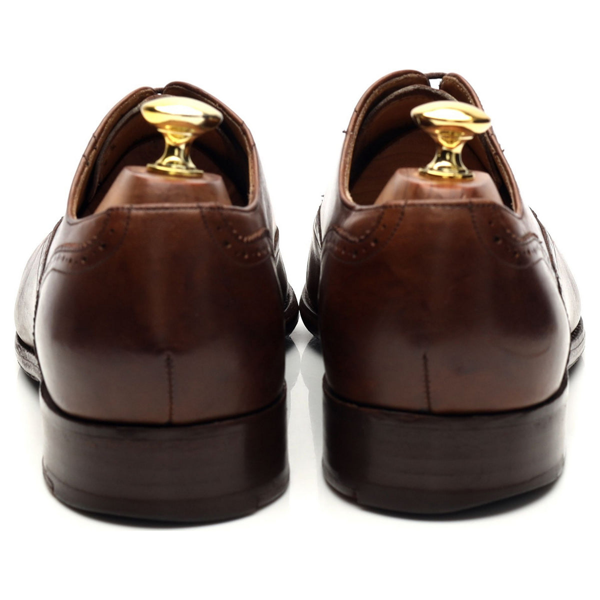 Brown Leather Oxford Brogues UK 8 G