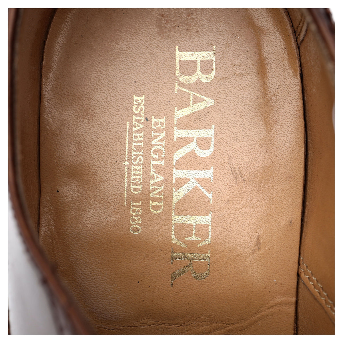 Brown Leather Oxford Brogues UK 8 G