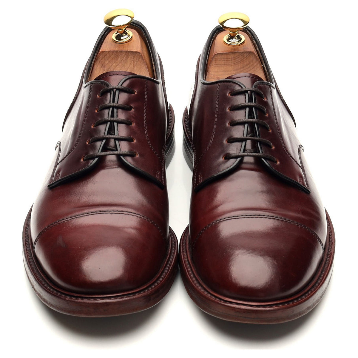 Burgundy Cordovan Leather Derby UK 7 EU 41