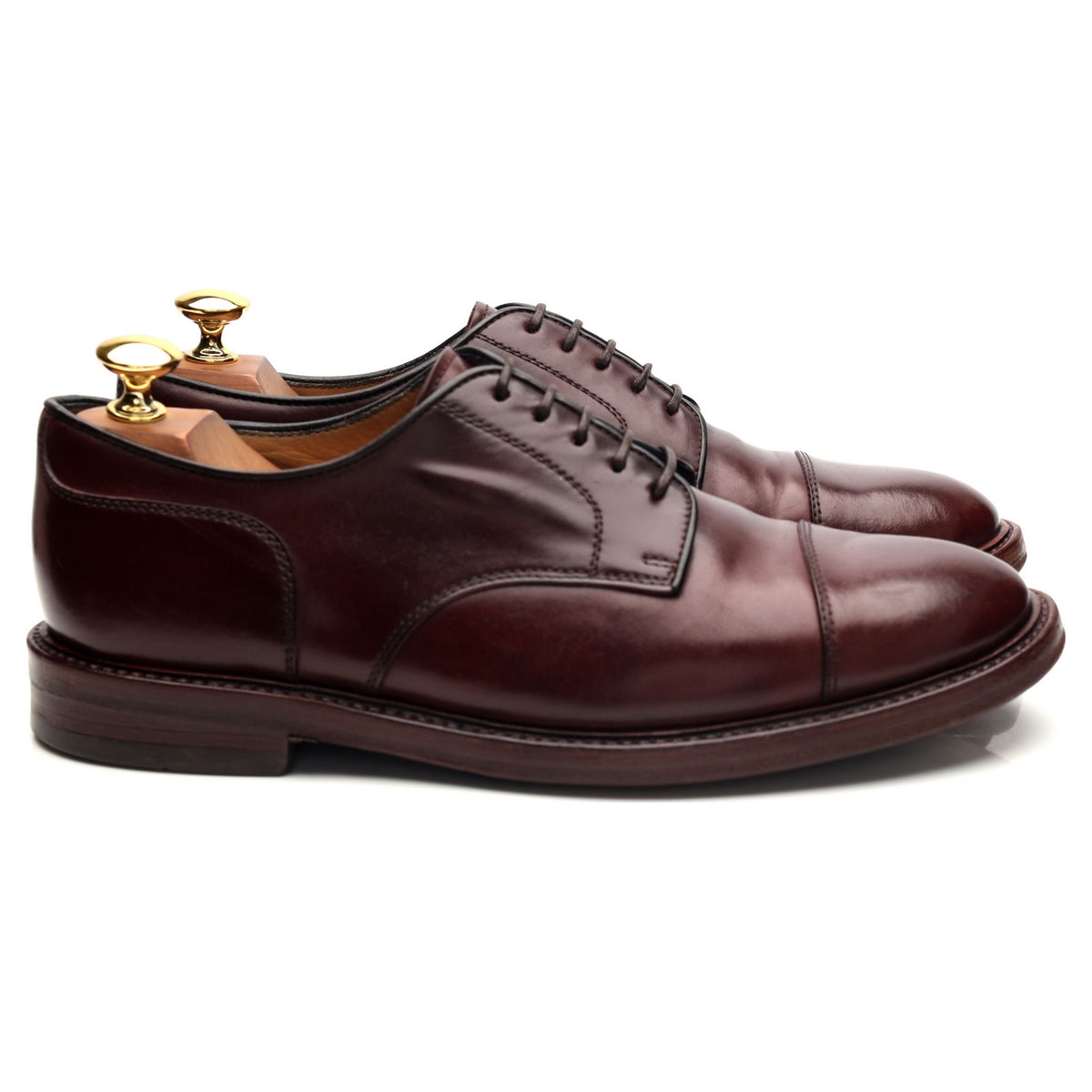 Burgundy Cordovan Leather Derby UK 7 EU 41