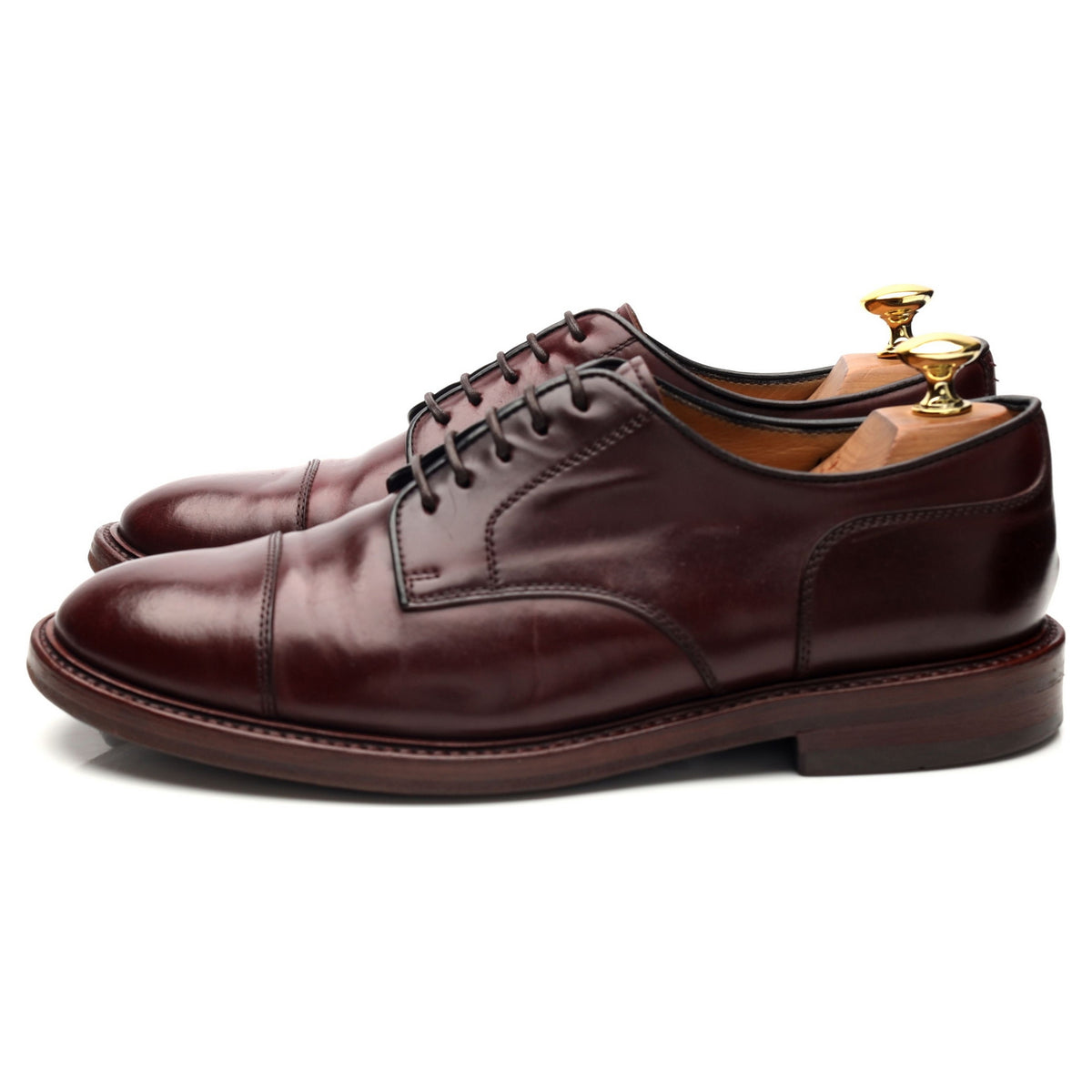 Burgundy Cordovan Leather Derby UK 7 EU 41