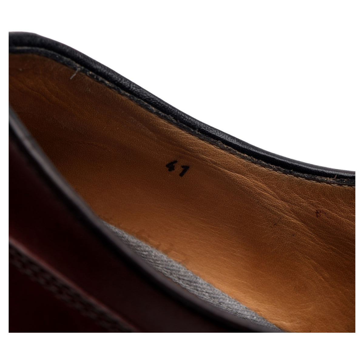 Burgundy Cordovan Leather Derby UK 7 EU 41