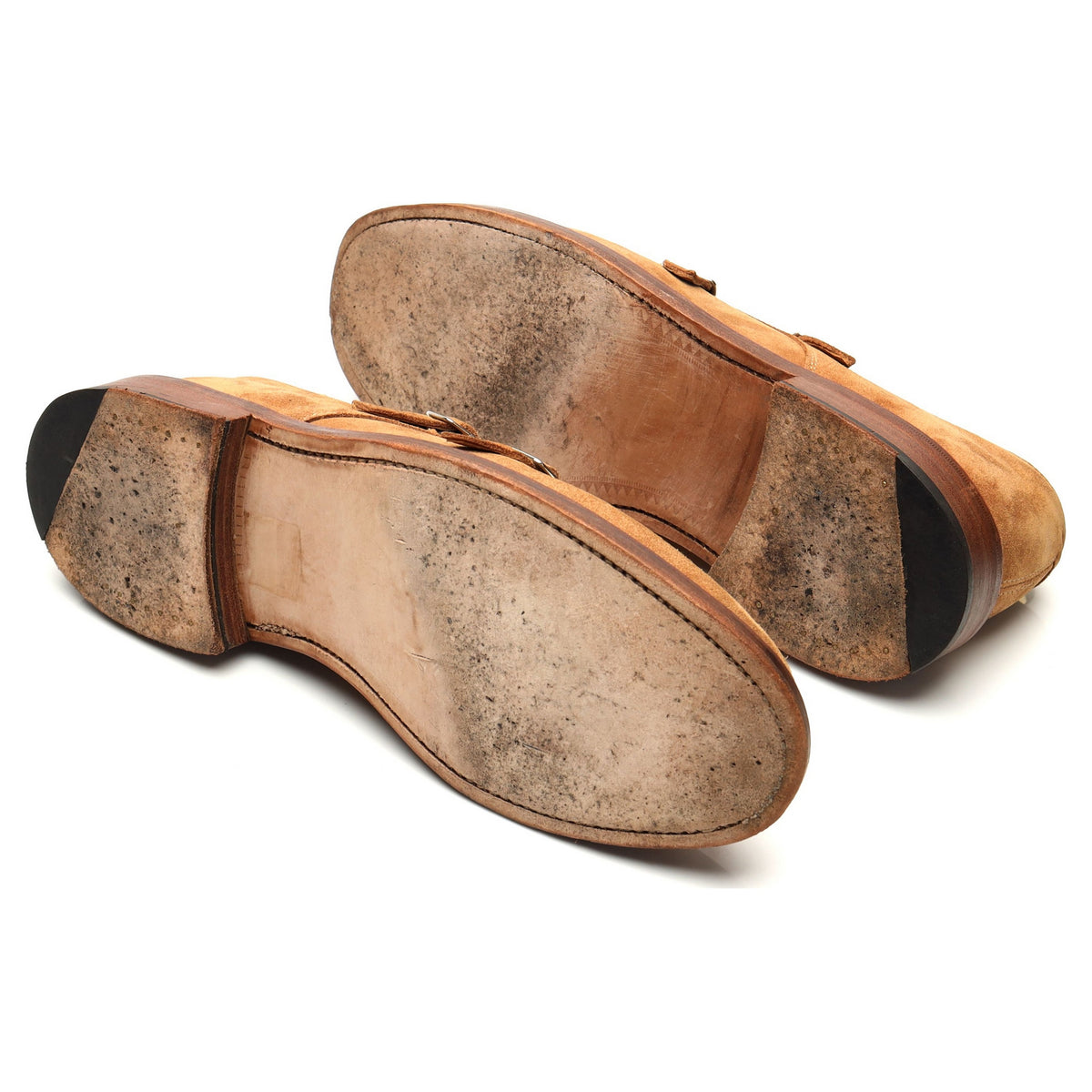 Oliver Spencer &#39;OSA262&#39; Sand Suede Double Monk Strap UK 11