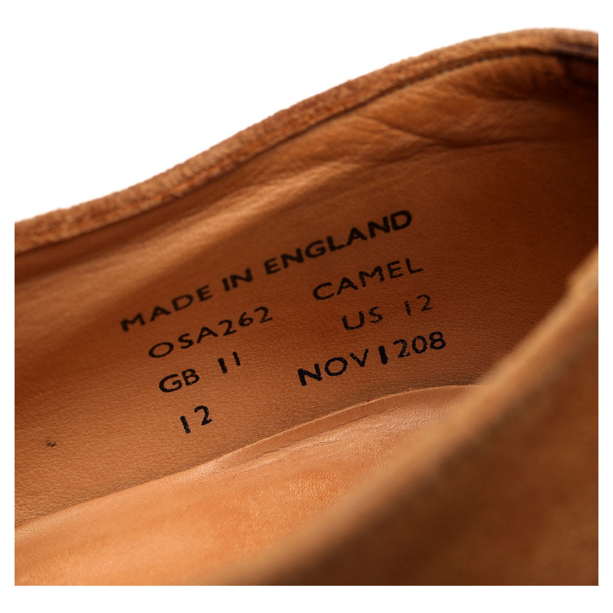 Oliver Spencer &#39;OSA262&#39; Sand Suede Double Monk Strap UK 11