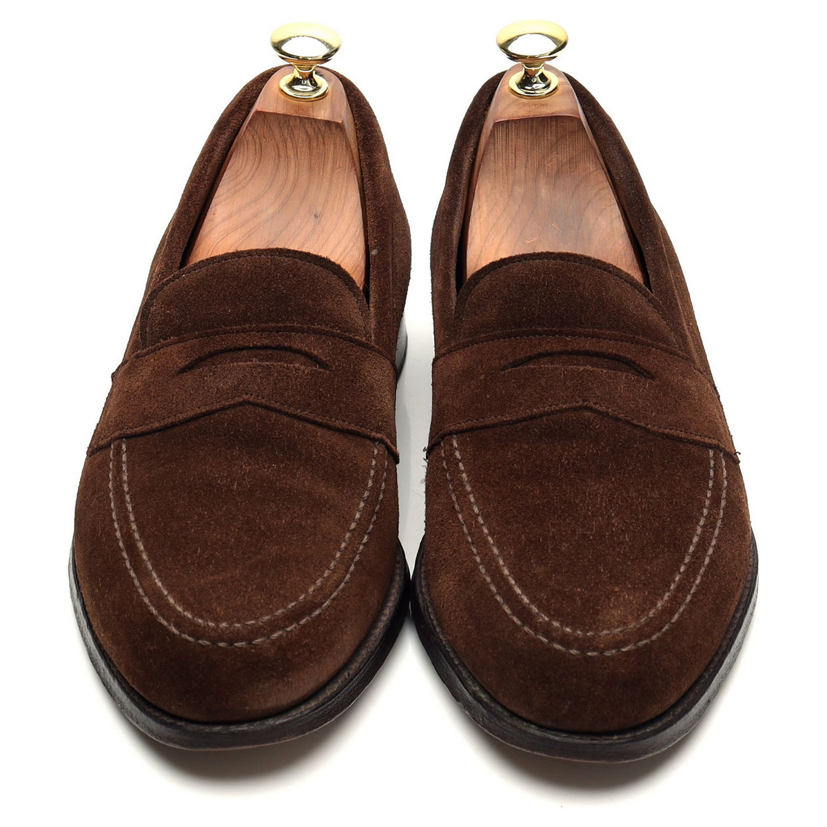 &#39;Cannon&#39; Brown Suede Loafers UK 7.5 F