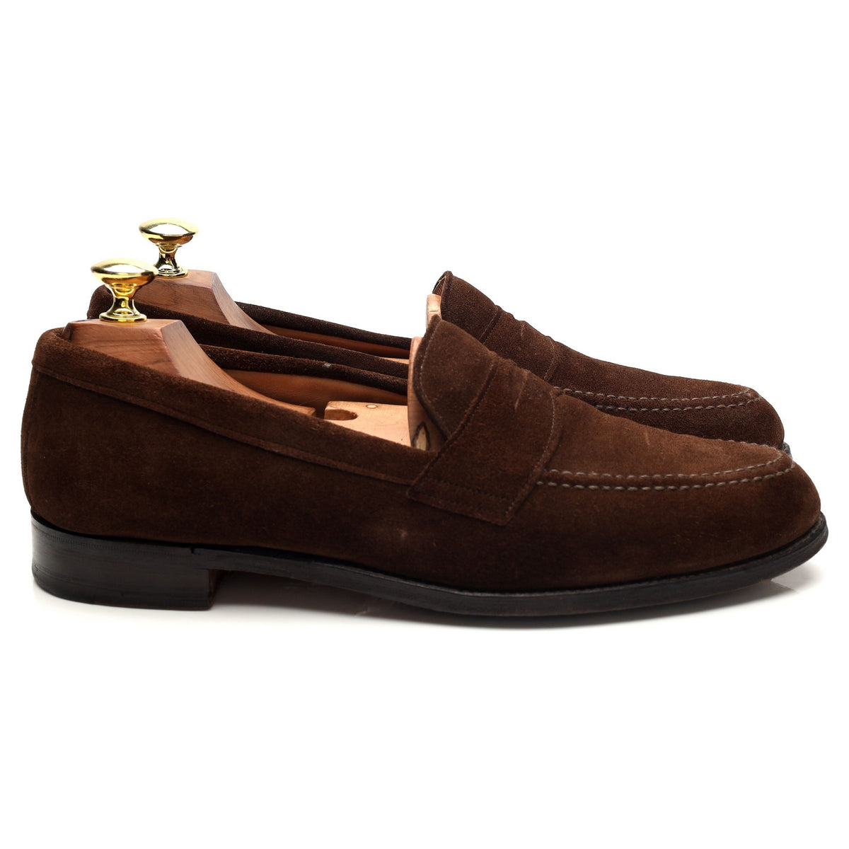 &#39;Cannon&#39; Brown Suede Loafers UK 7.5 F