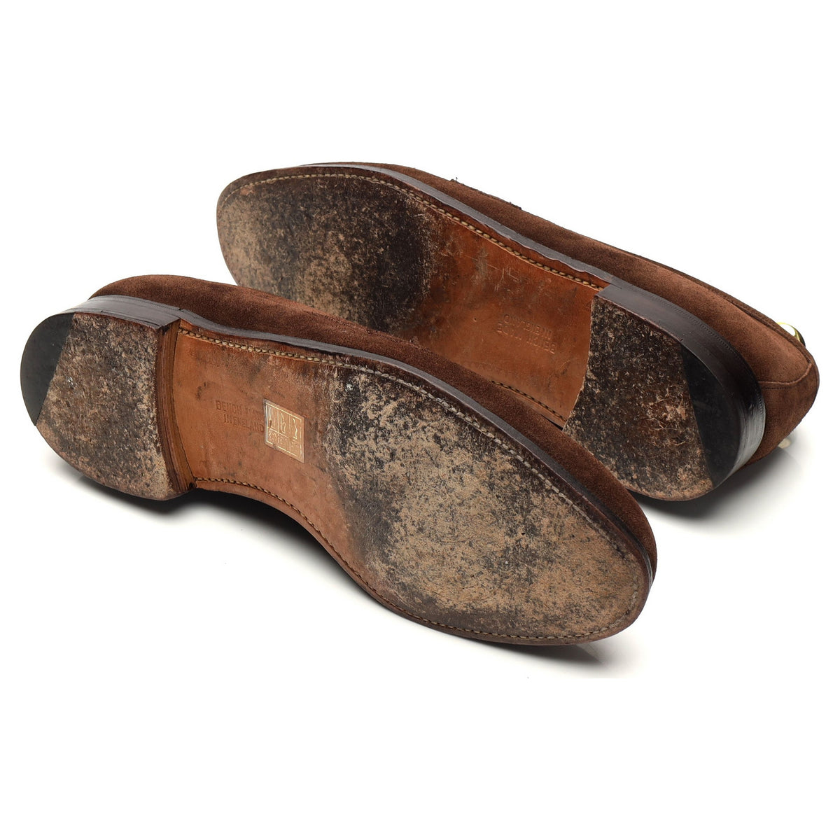 &#39;Cannon&#39; Brown Suede Loafers UK 7.5 F