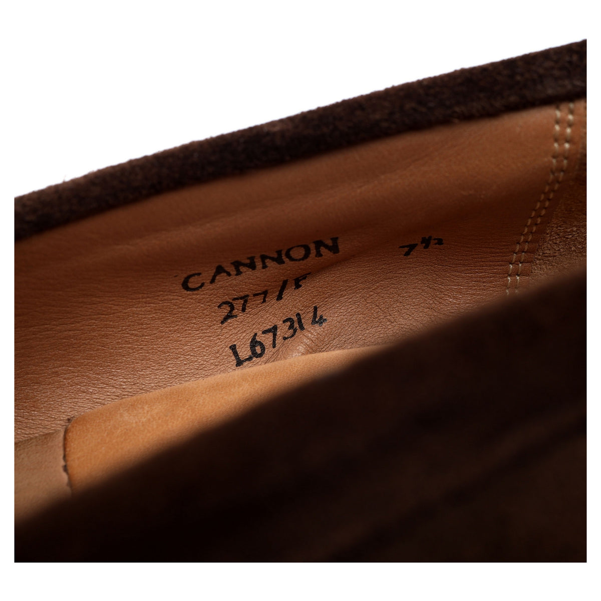 &#39;Cannon&#39; Brown Suede Loafers UK 7.5 F