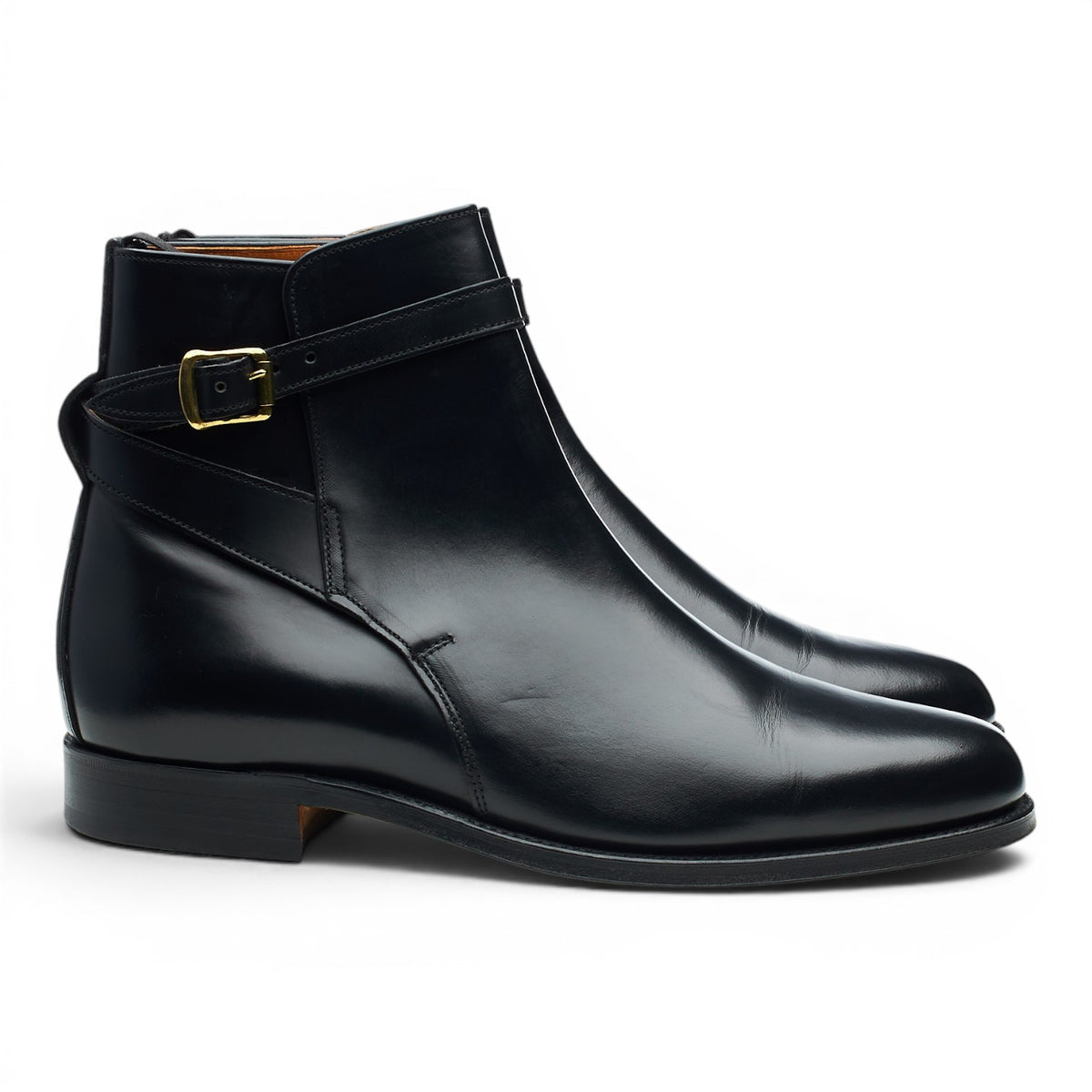 'Lambourne' Black Leather Boots UK 8.5 FX