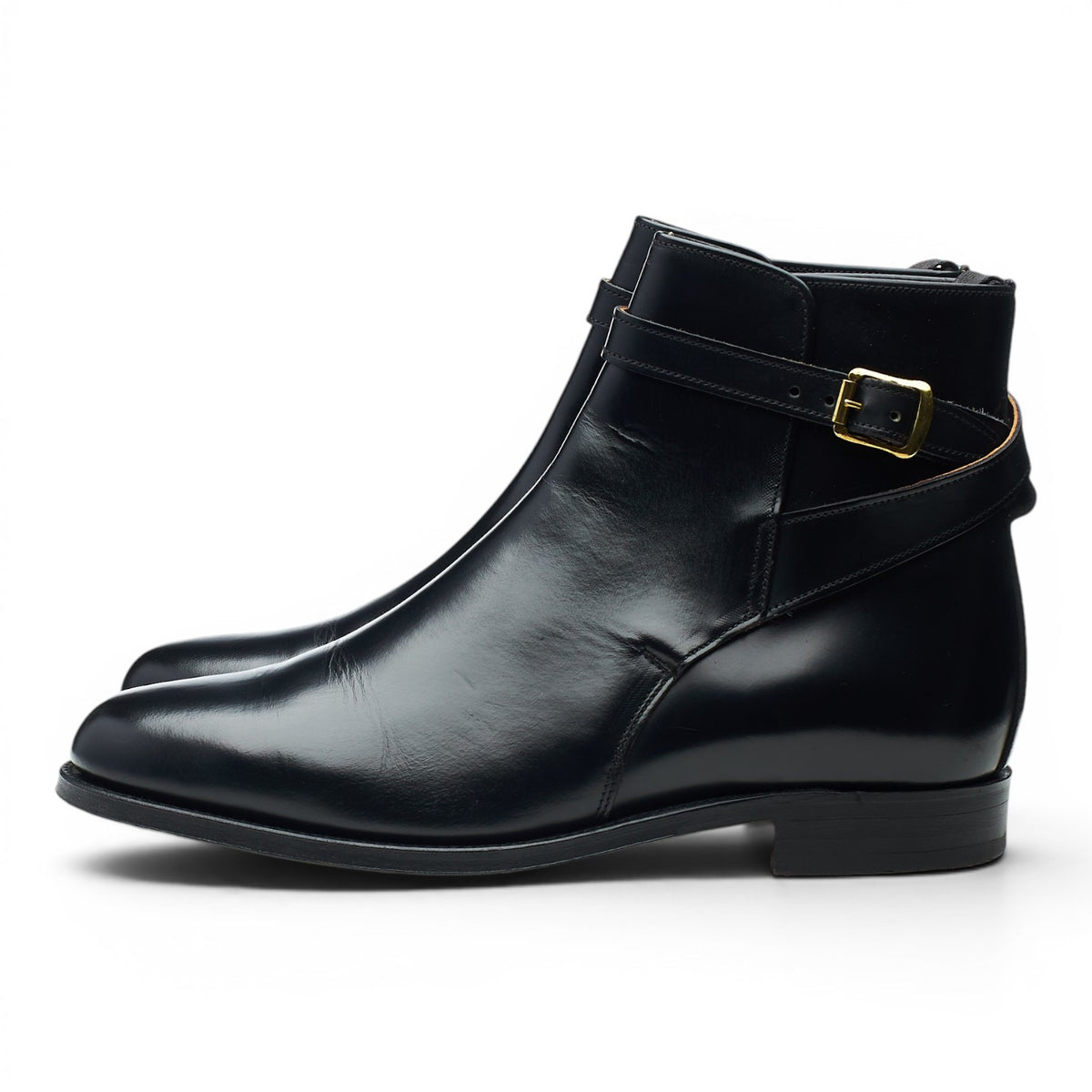 'Lambourne' Black Leather Boots UK 8.5 FX