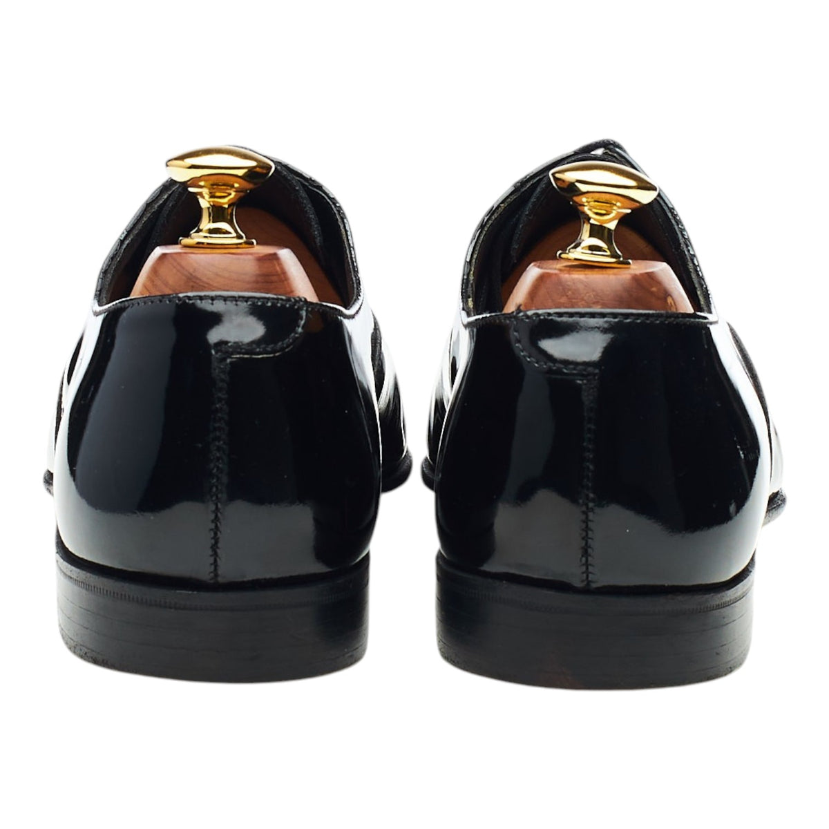 'Cheam' Black Patent Leather Oxford UK 6 E