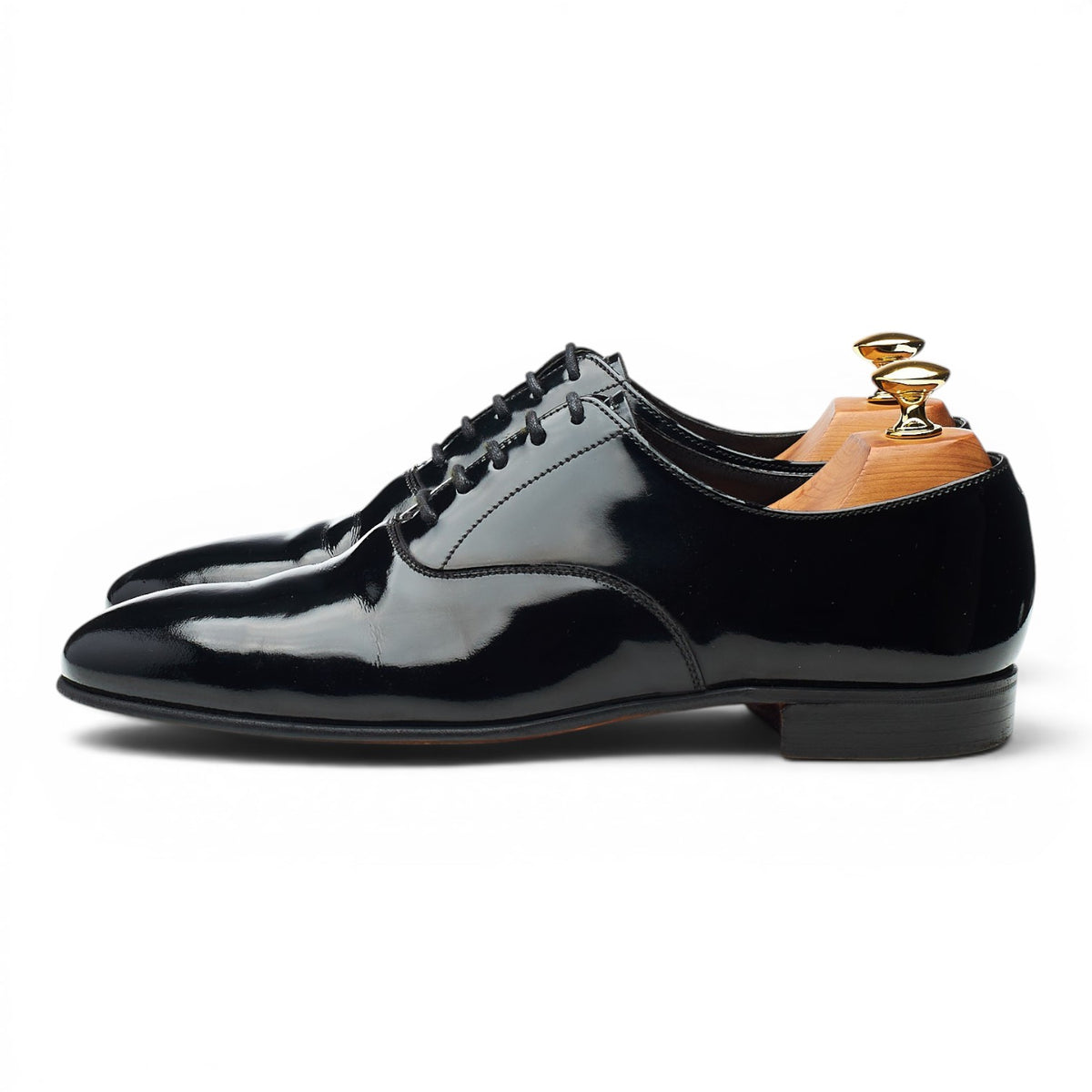 'Cheam' Black Patent Leather Oxford UK 6 E