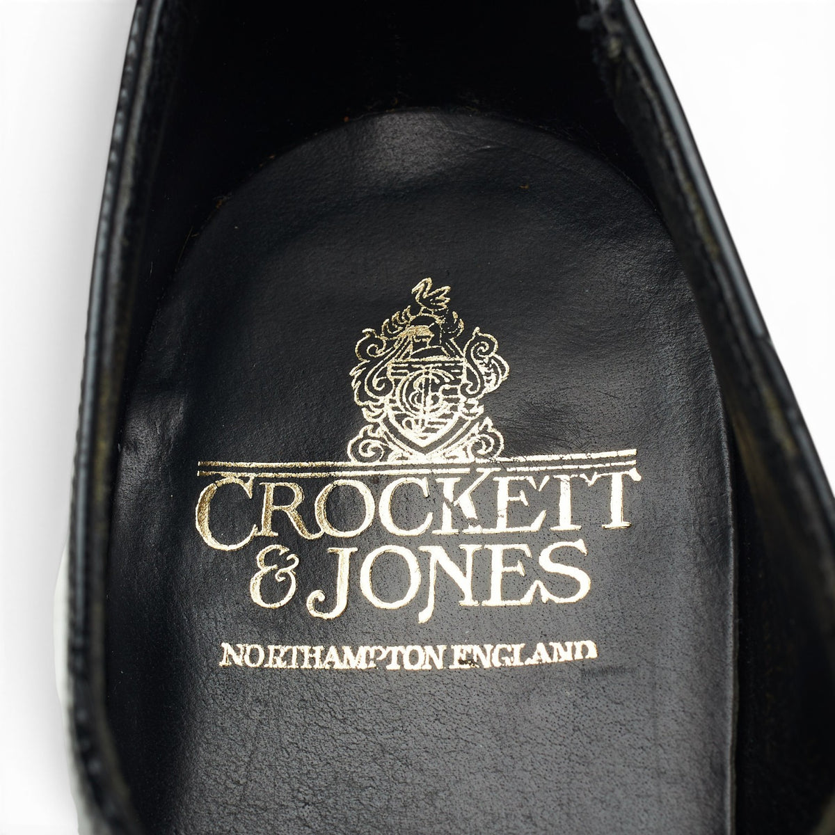 'Cheam' Black Patent Leather Oxford UK 6 E