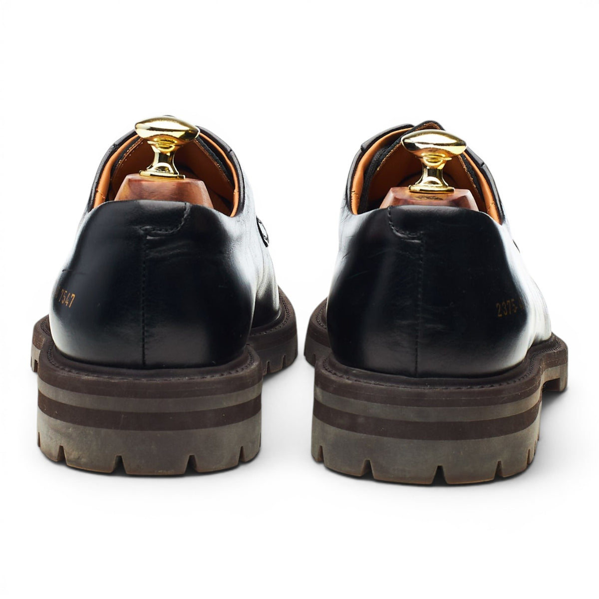 Black Leather Derby UK 6 EU 40