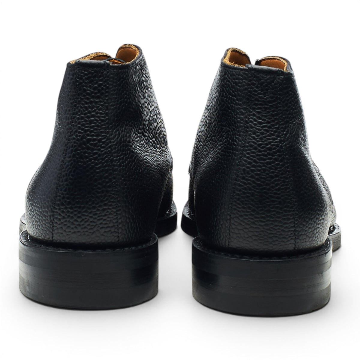 'Jackie III' Black Leather Chukka Boots UK 7.5 G