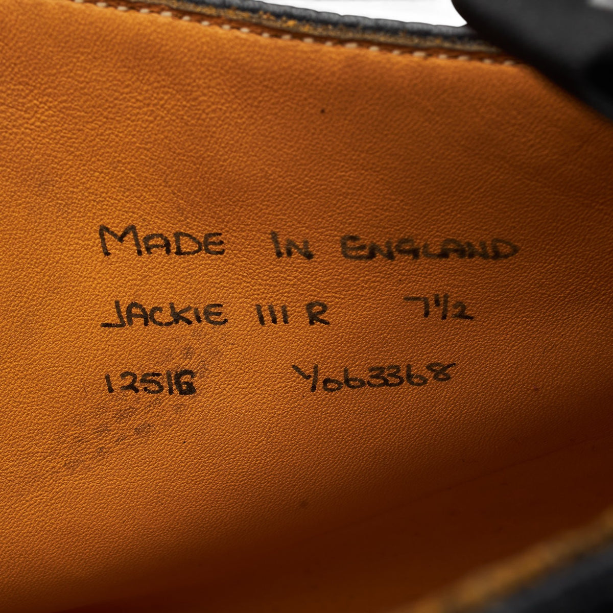 'Jackie III' Black Leather Chukka Boots UK 7.5 G
