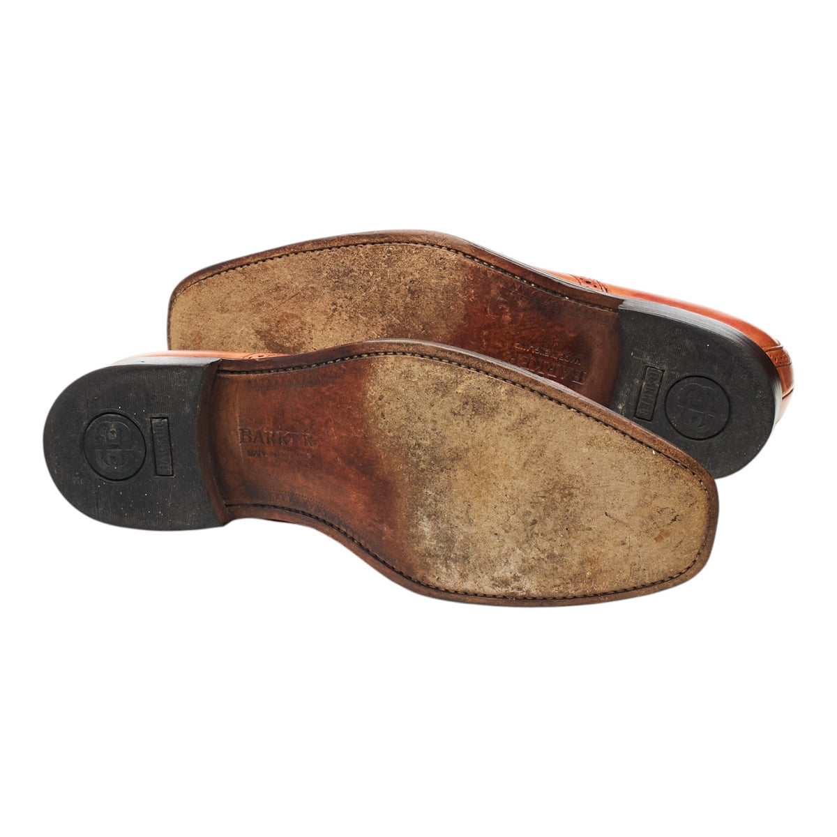 'Flynn' Tan Brown Leather Oxford Brogues UK 9.5 G