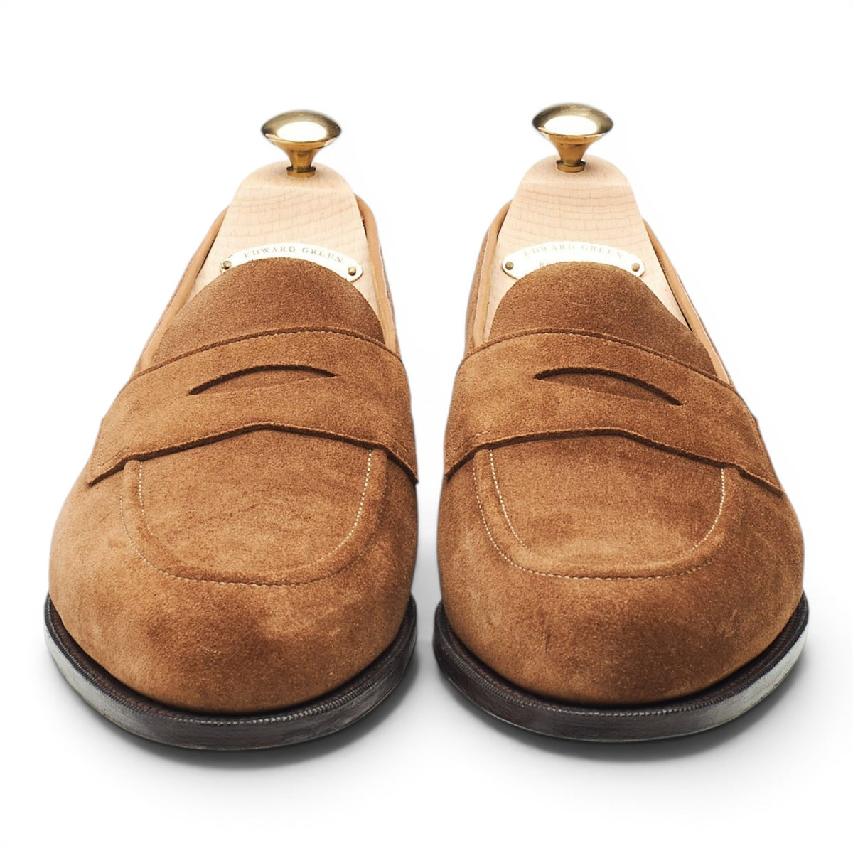 'Piccadilly' Mushroom Brown Suede Unlined Loafers UK 8.5 E