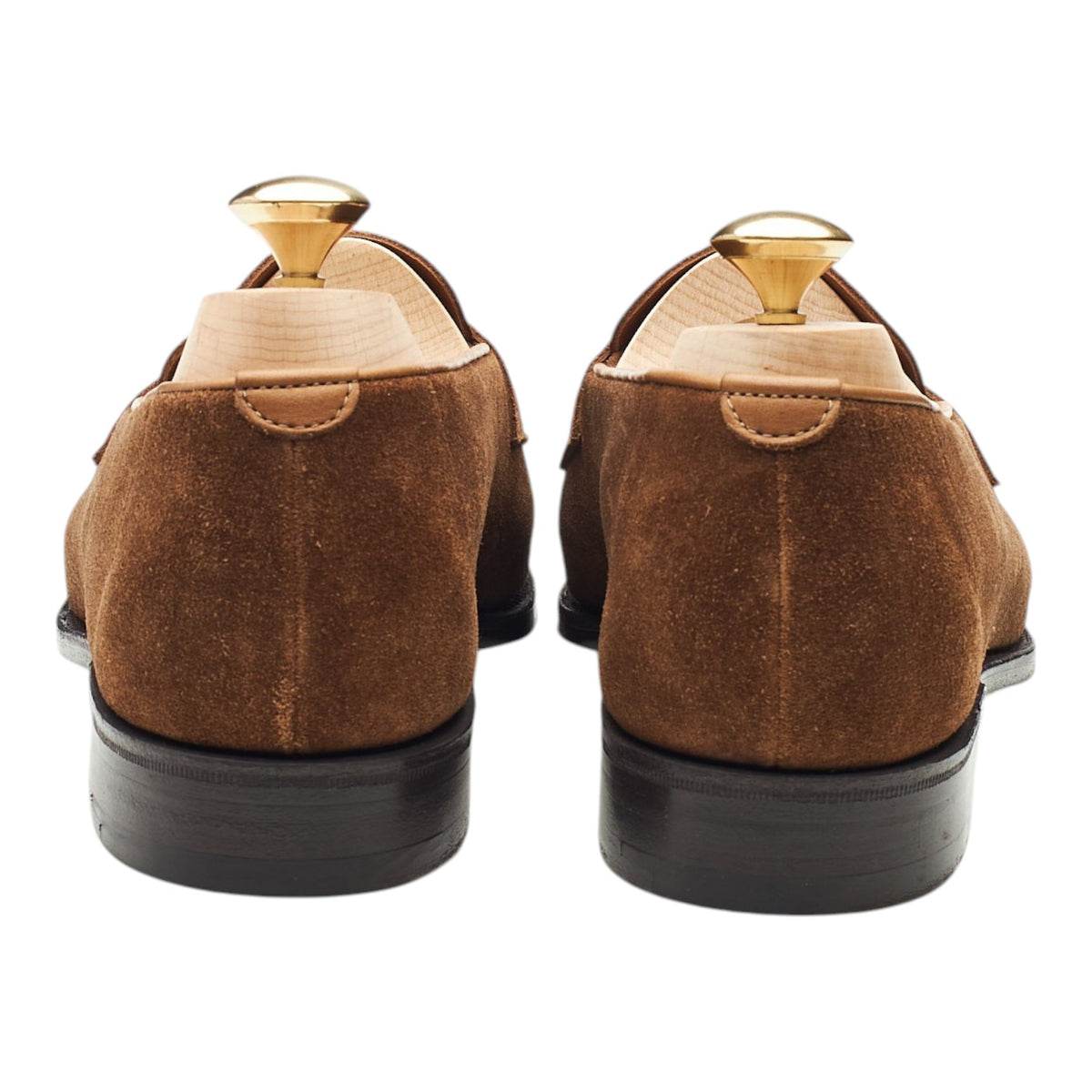 'Piccadilly' Mushroom Brown Suede Unlined Loafers UK 8.5 E