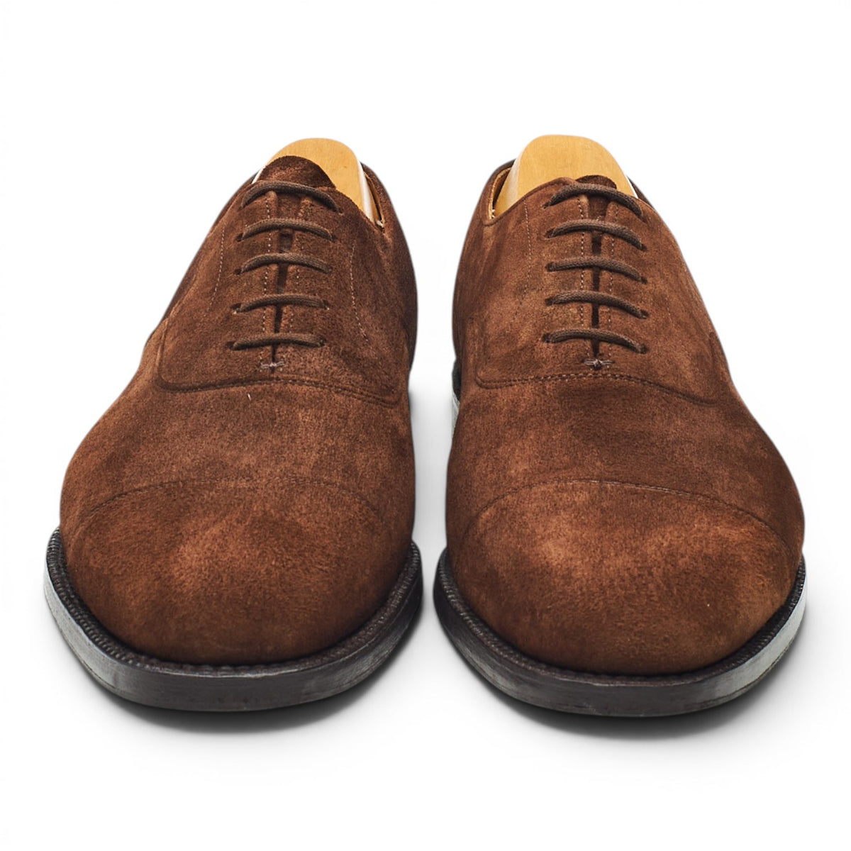 'Asquith' Dark Brown Suede Oxford UK 8 F
