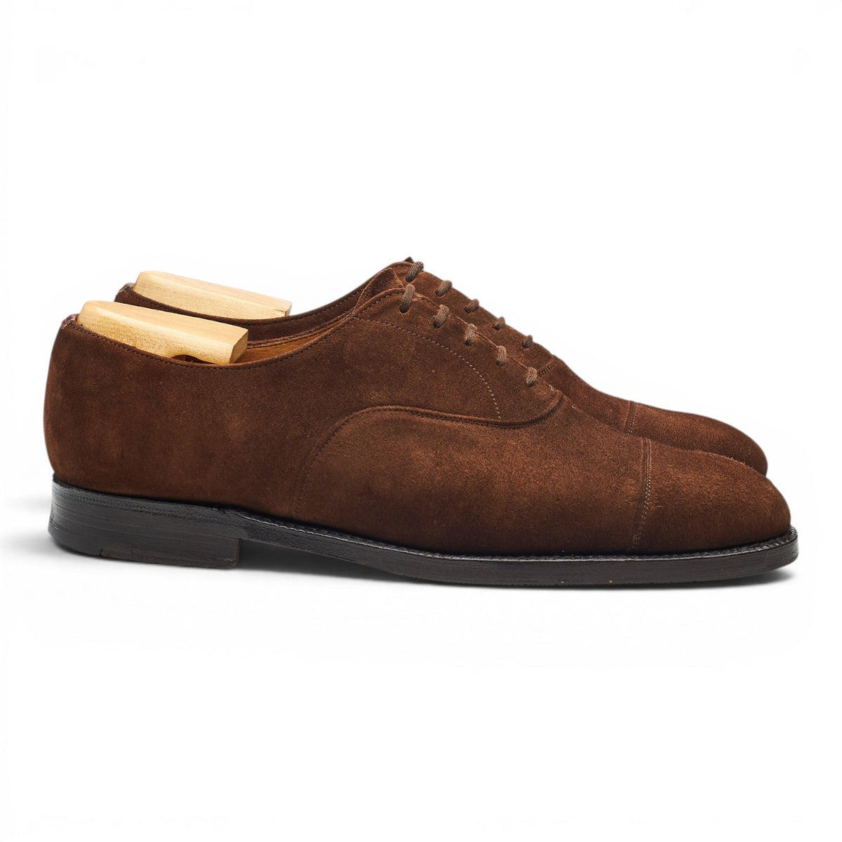 'Asquith' Dark Brown Suede Oxford UK 8 F