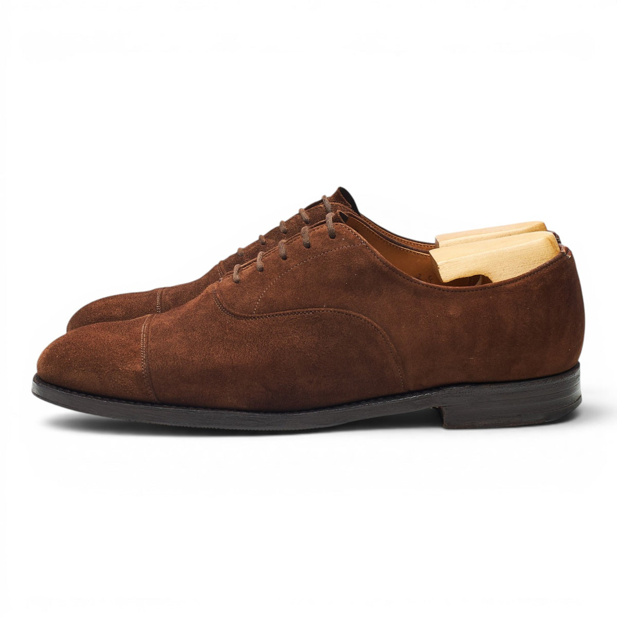 'Asquith' Dark Brown Suede Oxford UK 8 F