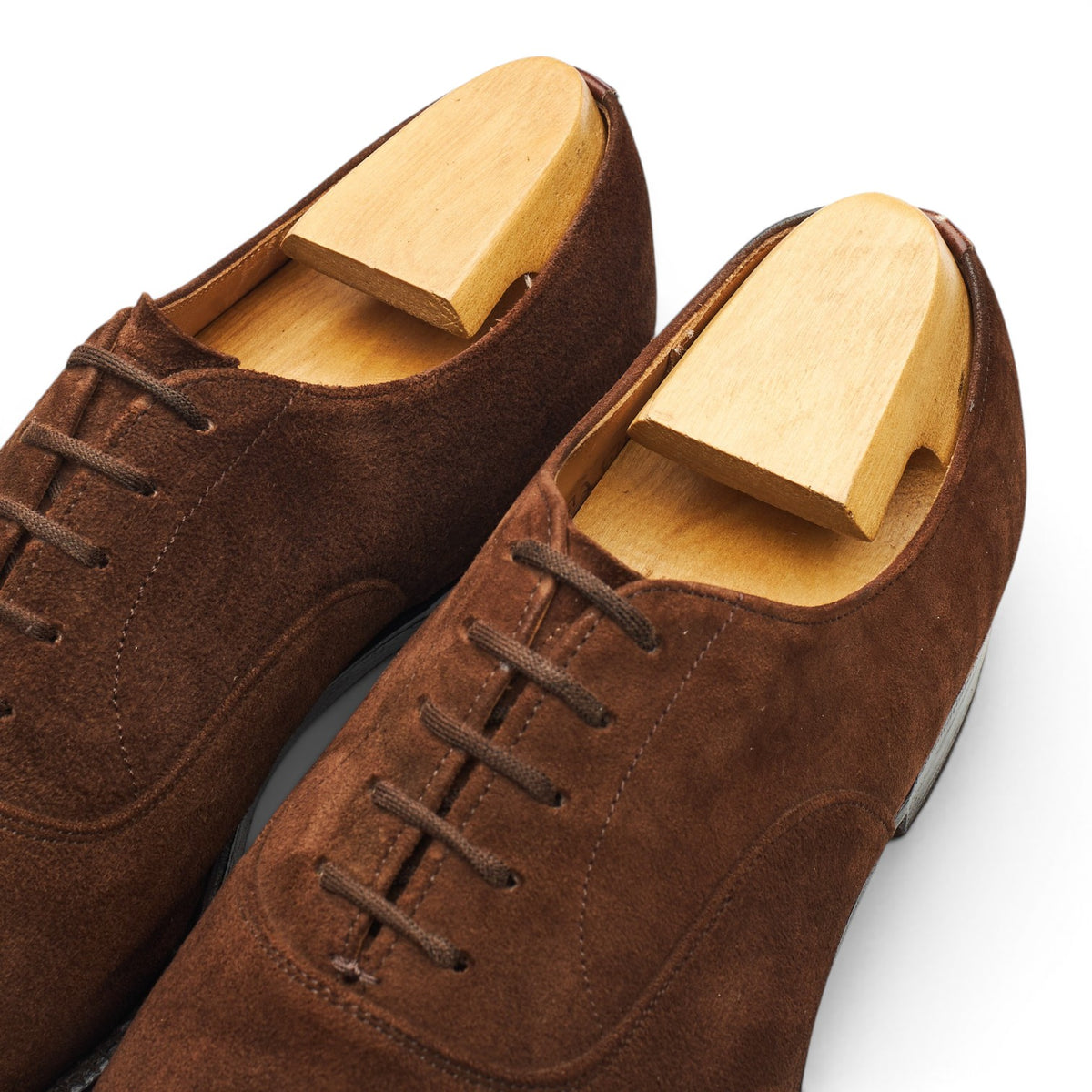 'Asquith' Dark Brown Suede Oxford UK 8 F