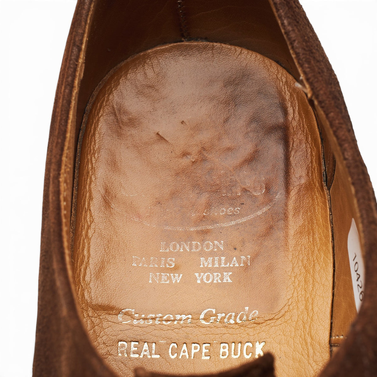 'Asquith' Dark Brown Suede Oxford UK 8 F