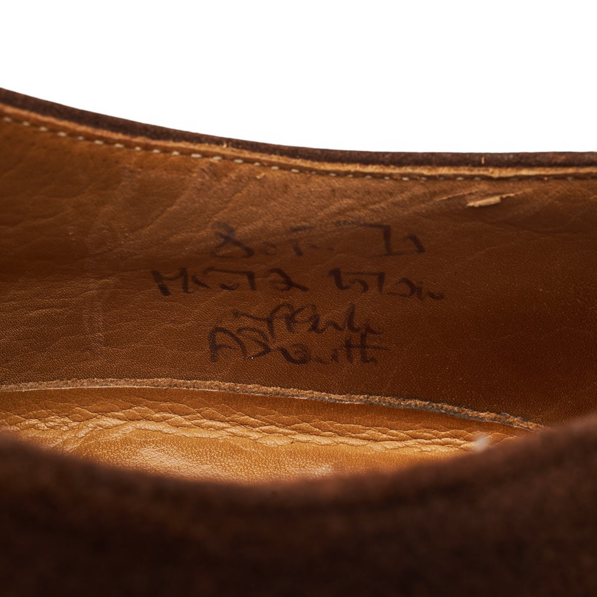 'Asquith' Dark Brown Suede Oxford UK 8 F