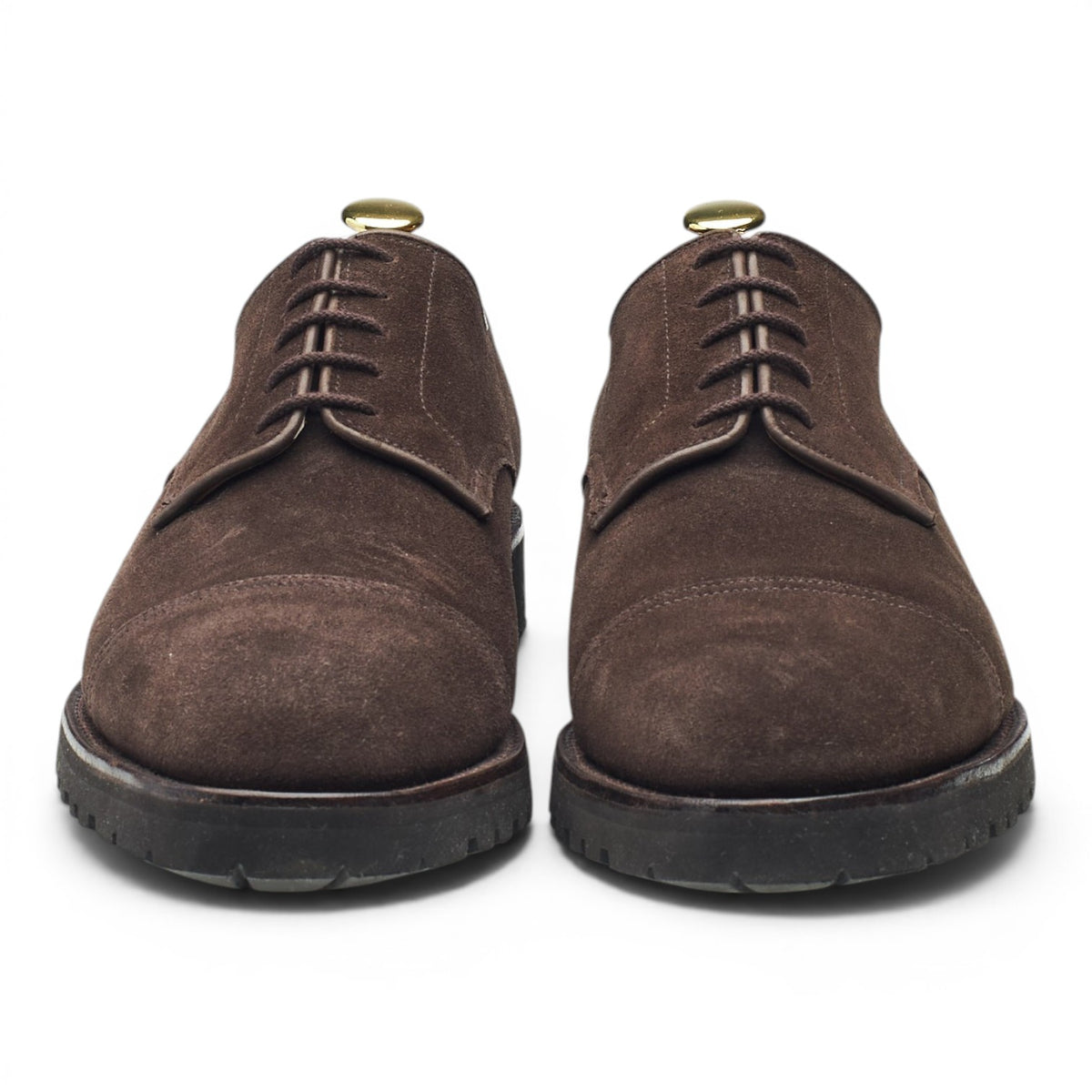 'Bradford' Dark Brown Suede Derby UK 8 G