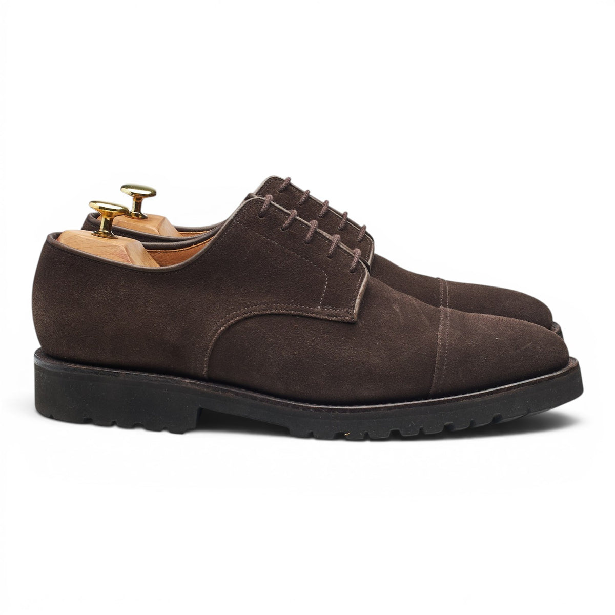 'Bradford' Dark Brown Suede Derby UK 8 G