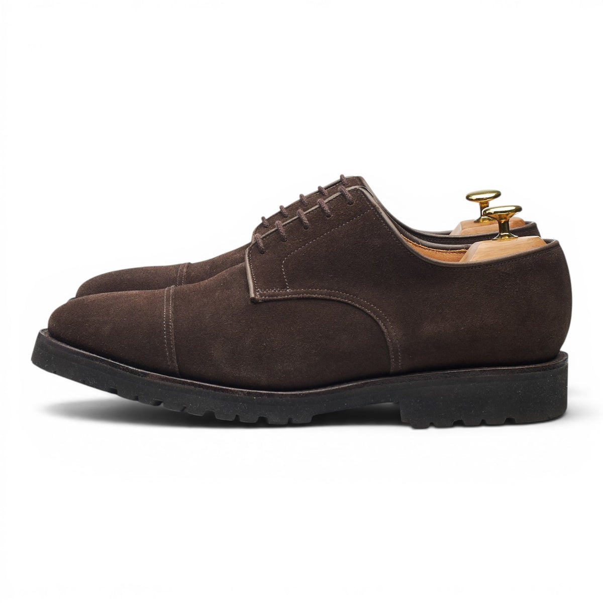 'Bradford' Dark Brown Suede Derby UK 8 G