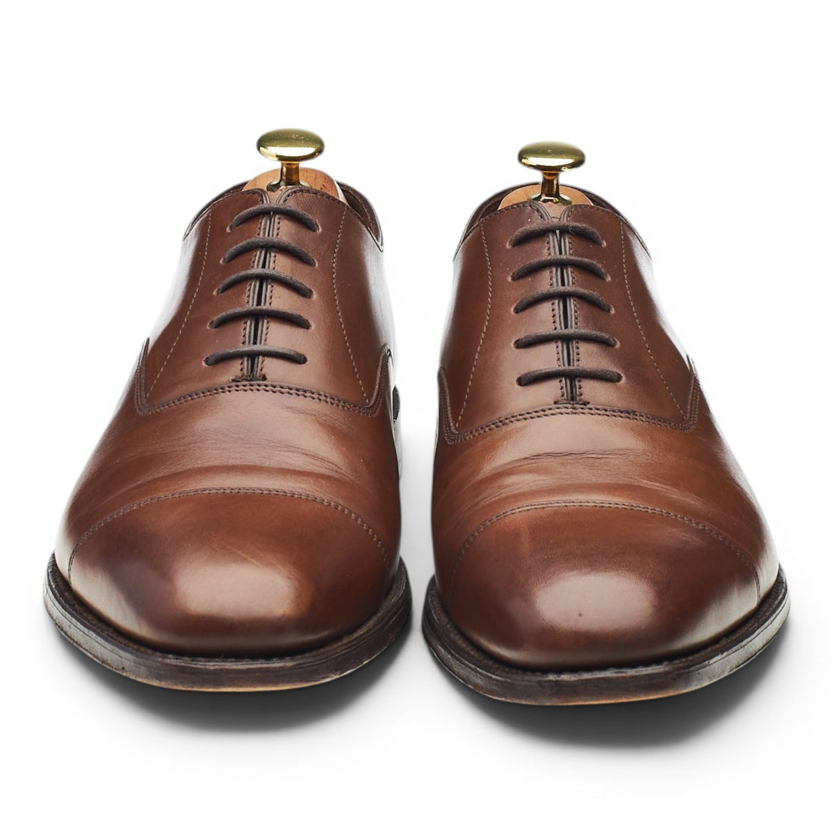 1880 'Aldwych' Brown Leather Oxford UK 8 F