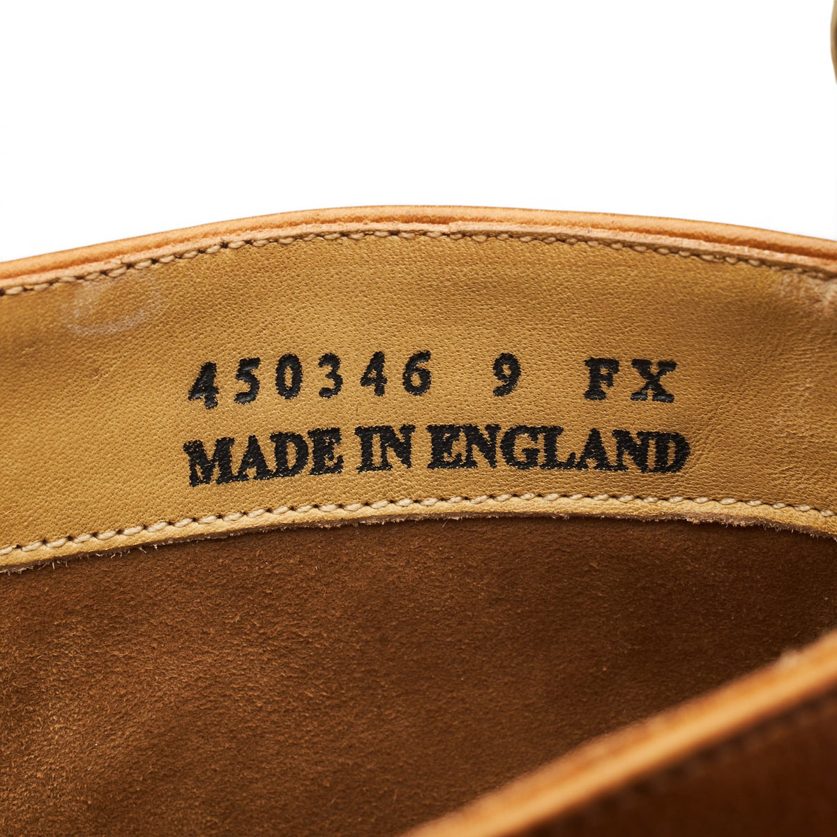 'Foley' Tan Brown Leather Brogue Boots UK 9 FX
