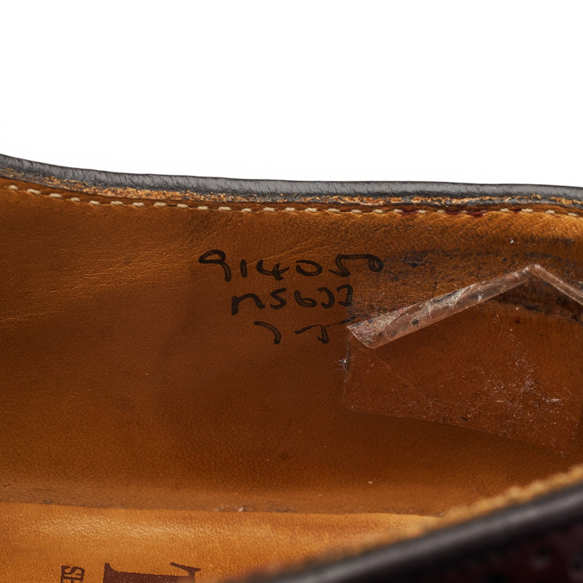 'Bourton' Burgundy Cordovan Leather Derby Brogues UK 7