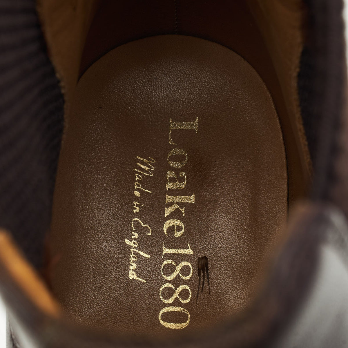 1880 'Chatsworth' Dark Brown Leather Chelsea Boots UK 8 G