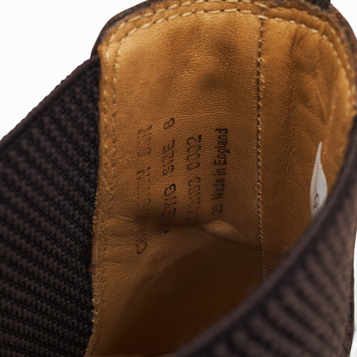 1880 'Chatsworth' Dark Brown Leather Chelsea Boots UK 8 G