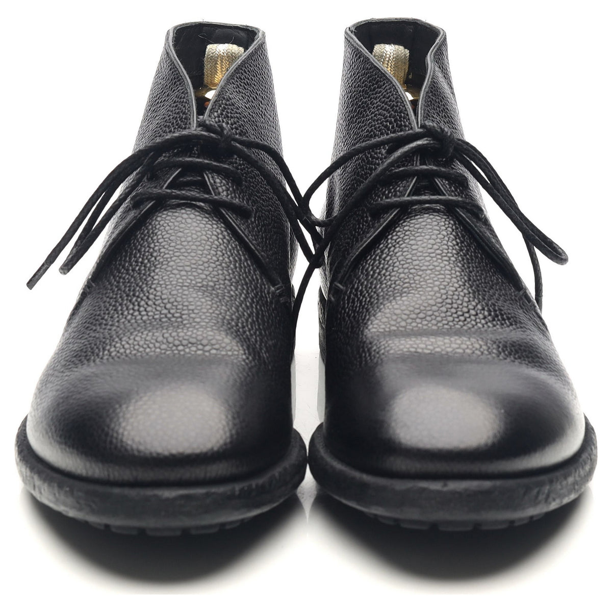 Black Leather Chukka Boots UK 6 EU 40